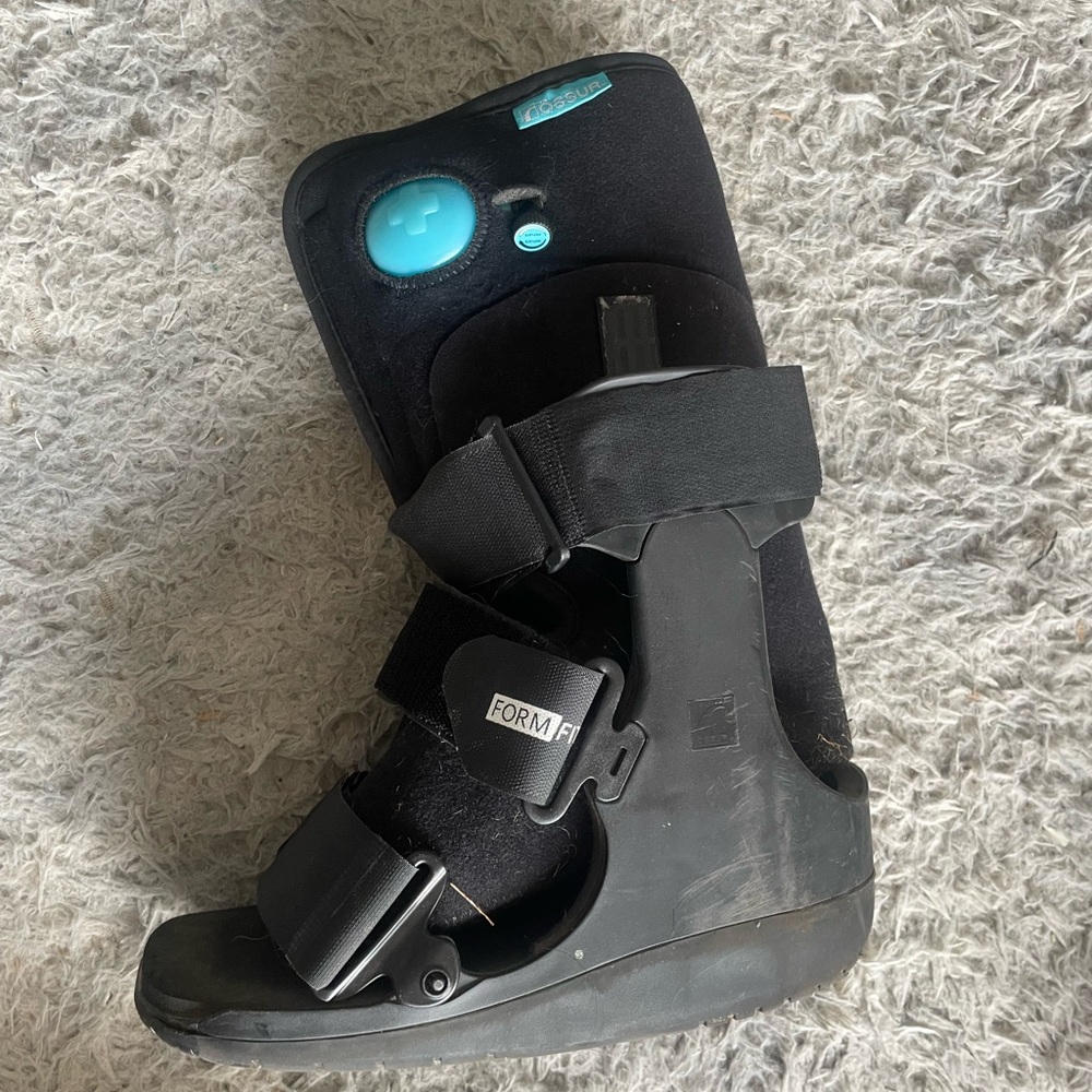 Black Ossur Medical Walking Boot